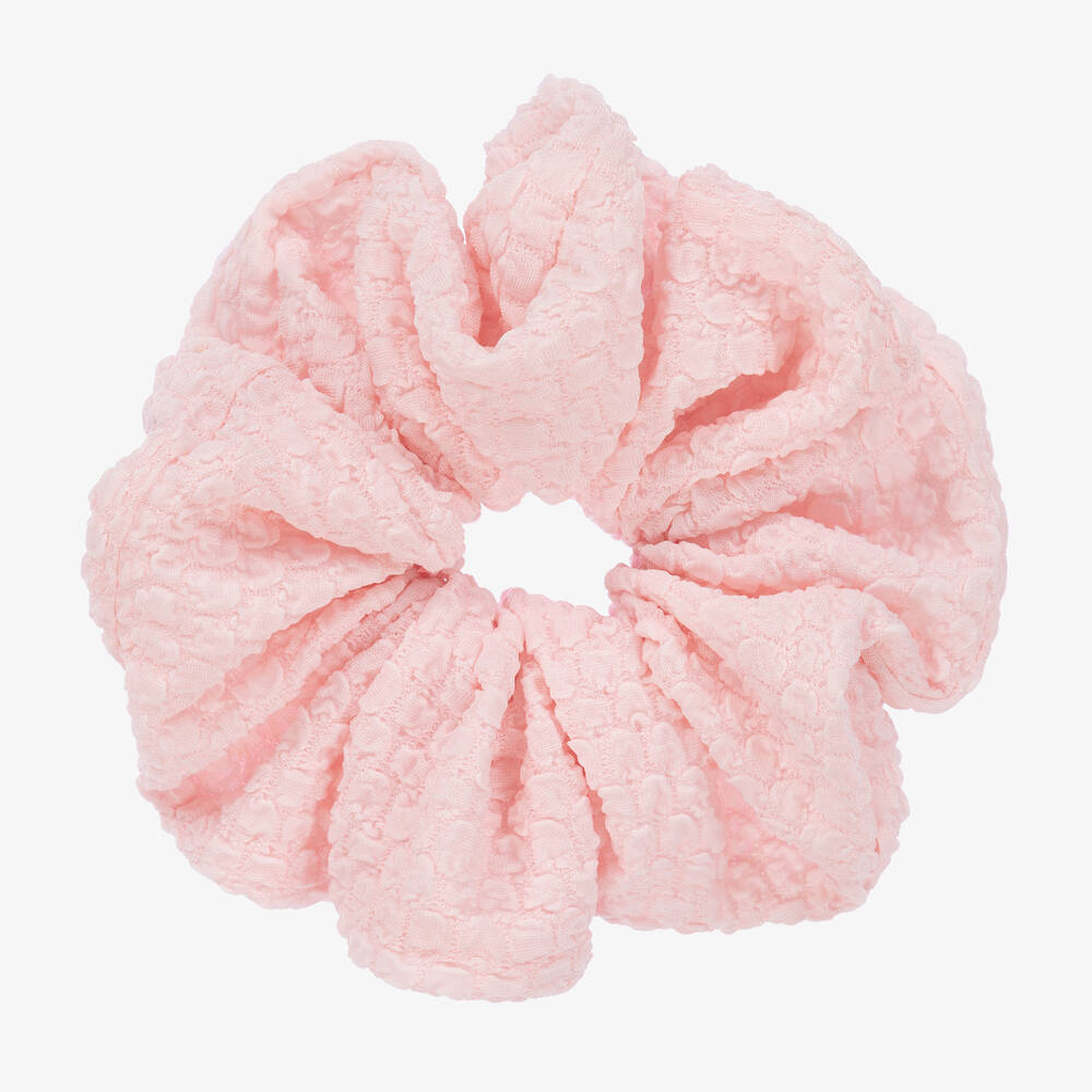 Wauw Capow-Girls Pink Hair Scrunchie  | Childrensalon Outlet
