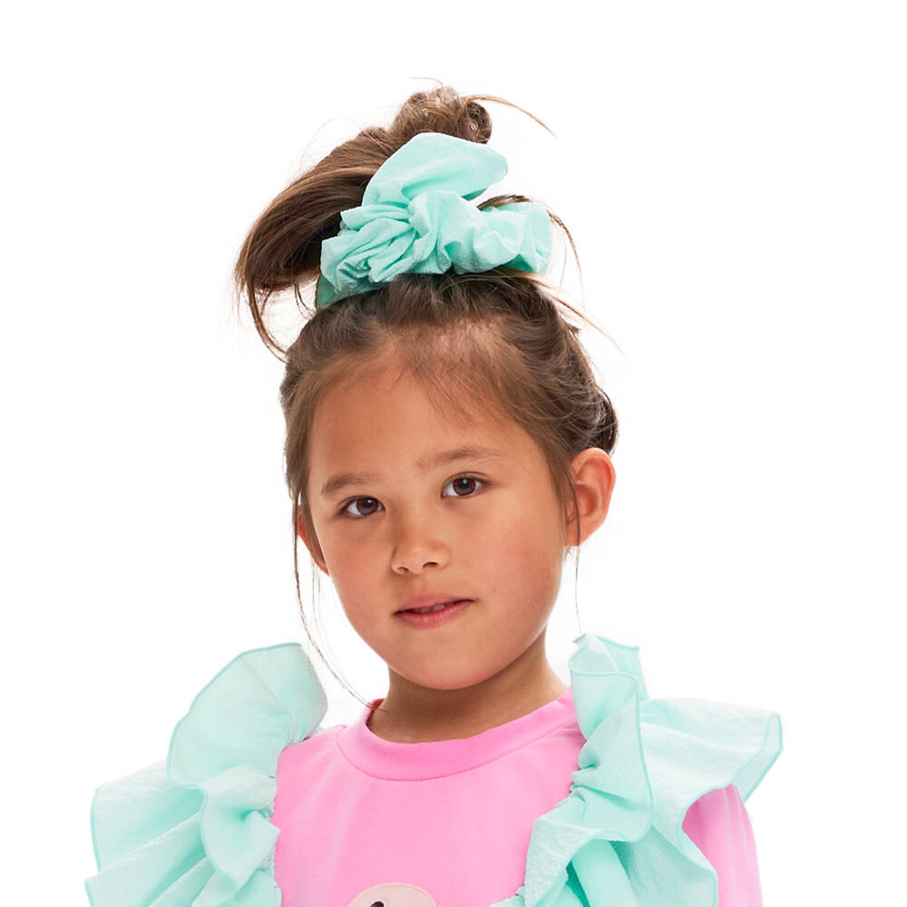 Wauw Capow-Girls Soft Mint Elastic Hairband | Childrensalon Outlet
