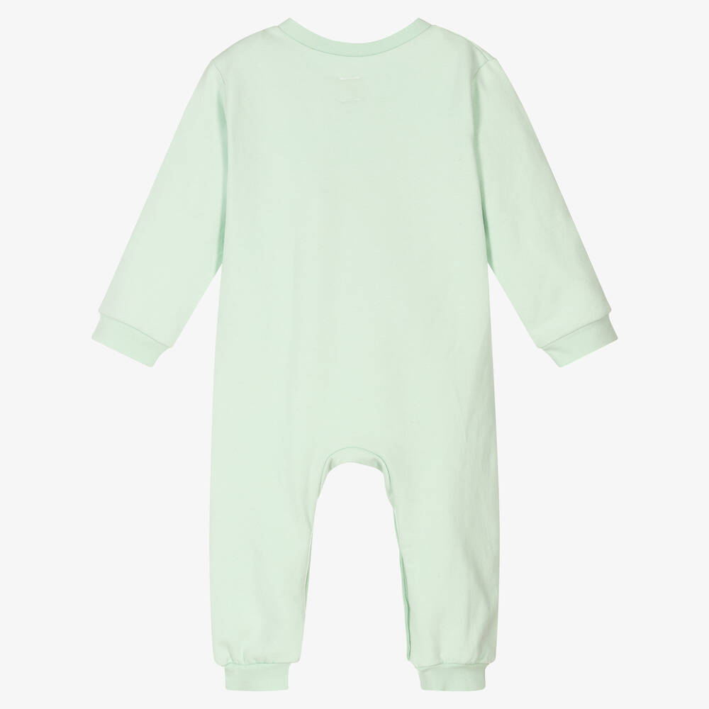 Wauw Capow-Green Polar Bear Romper | Childrensalon Outlet