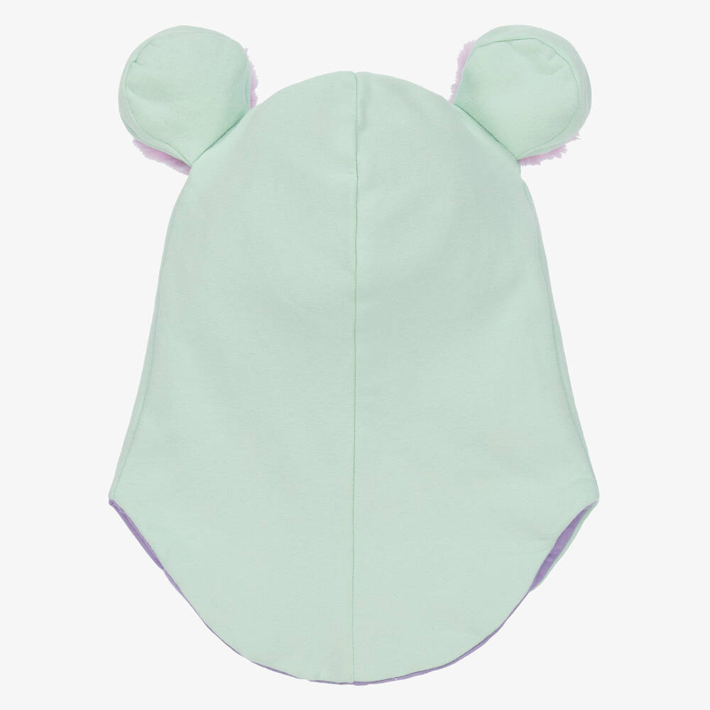 Wauw Capow-Green Teddy Balaclava | Childrensalon Outlet