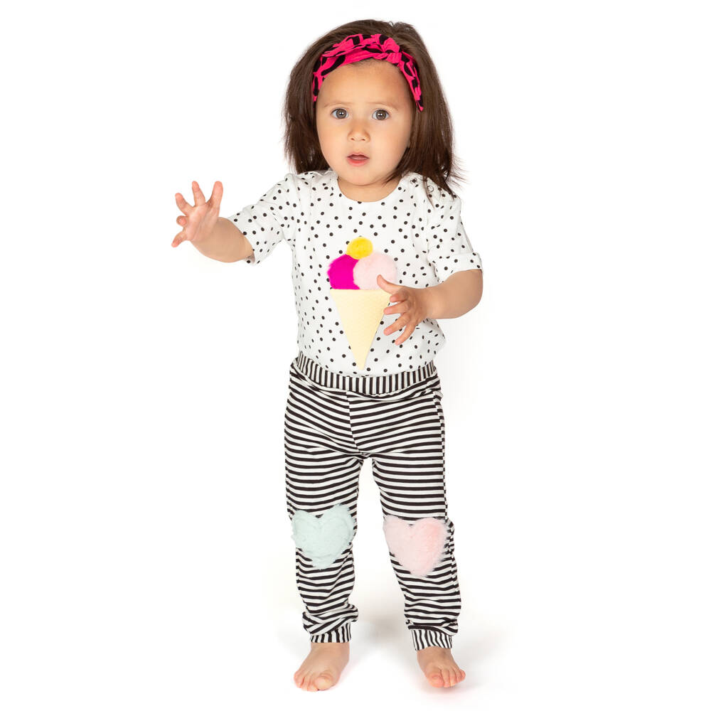 Wauw Capow-Белое боди из вискозы | Childrensalon Outlet