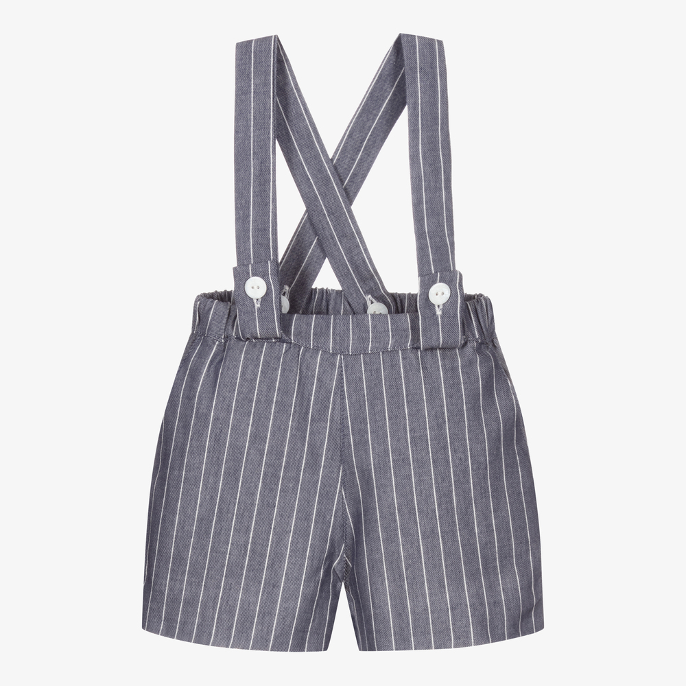 Wedoble - Baby Boys Blue Cotton Shorts | Childrensalon