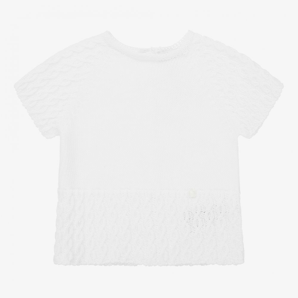 Wedoble-Baby Girls Cotton Knit Top | Childrensalon Outlet