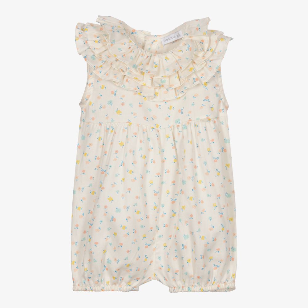 Wedoble-Baby Girls Cotton Shortie | Childrensalon Outlet