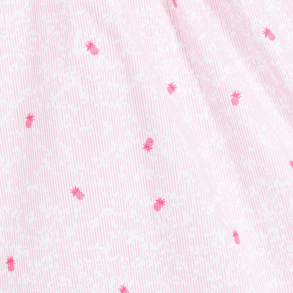 Wedoble-Baby Girls Pink Cotton Dress | Childrensalon Outlet