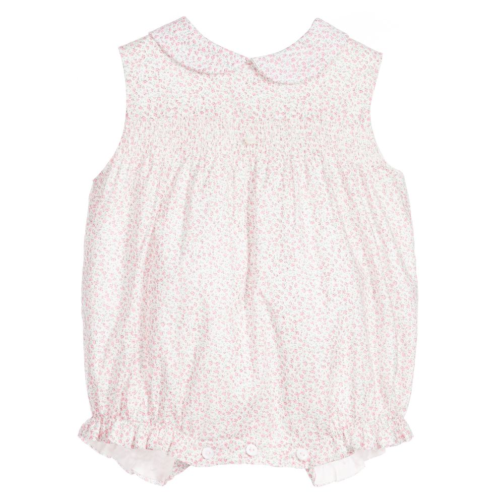Wedoble - Baby Girls Pink Cotton Shortie | Childrensalon