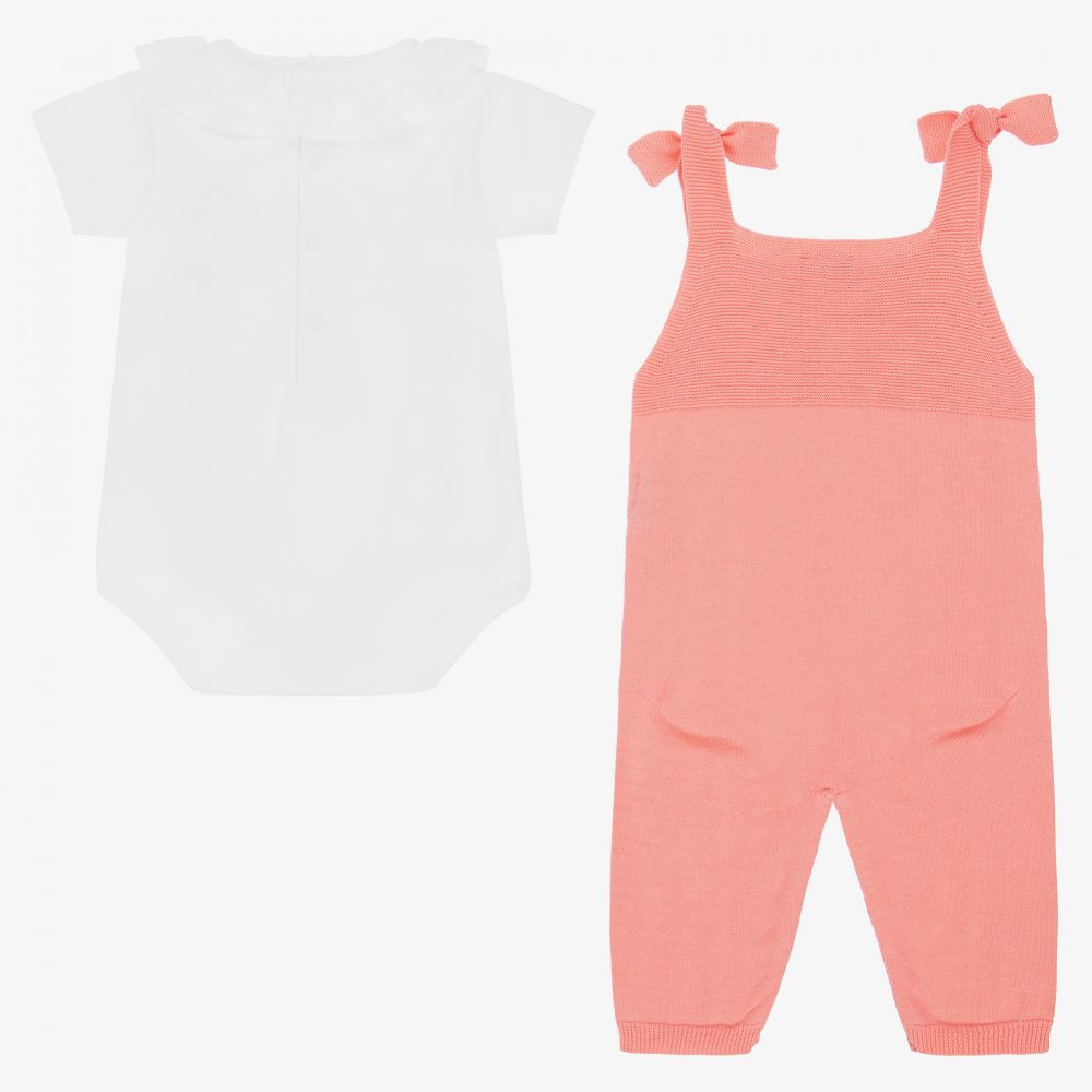 Wedoble Baby Girls Pink Romper Set Childrensalon Outlet