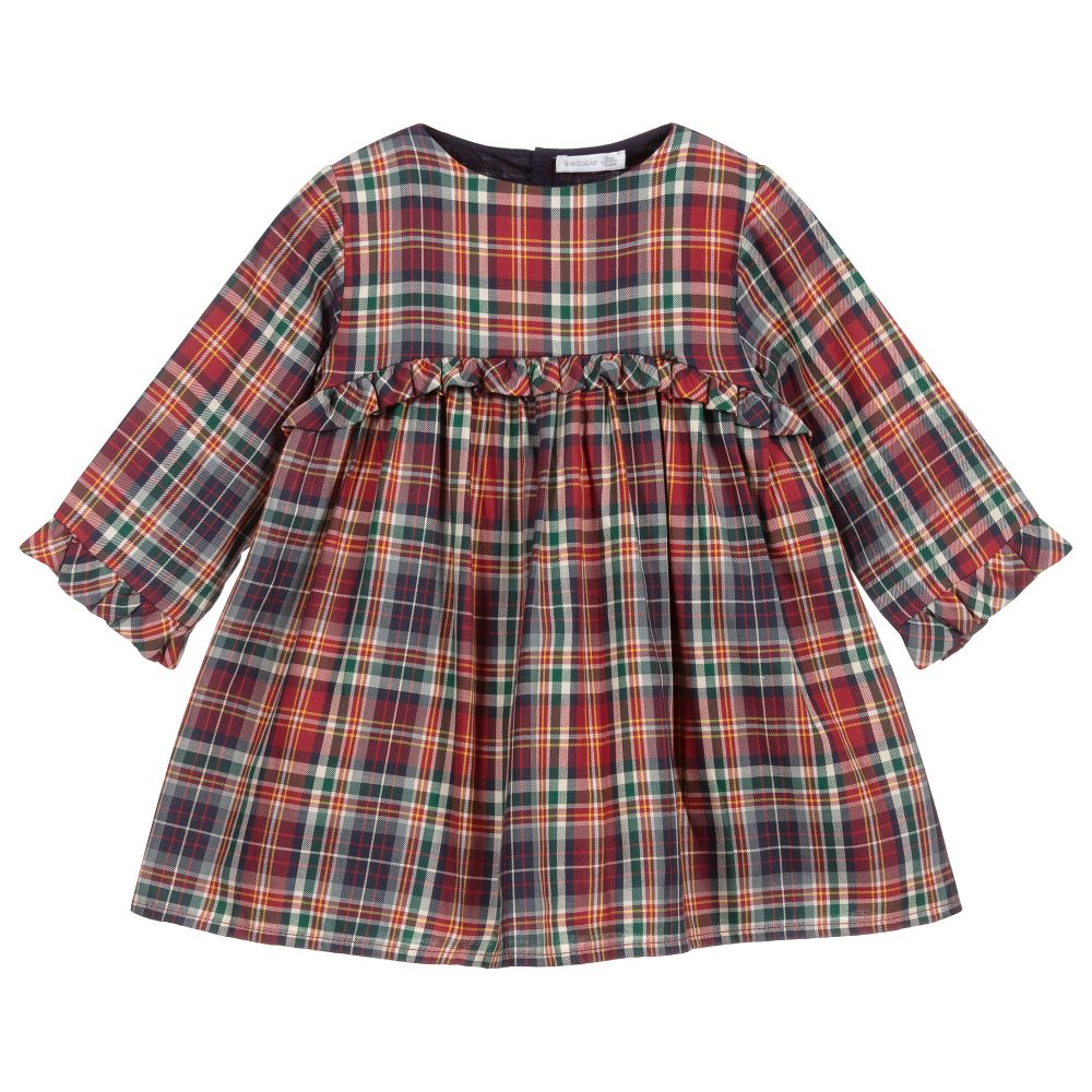 Wedoble - Baby Girls Red Tartan Dress | Childrensalon