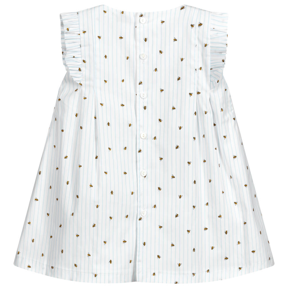 Wedoble Baby Girls White Cotton Dress Childrensalon Outlet
