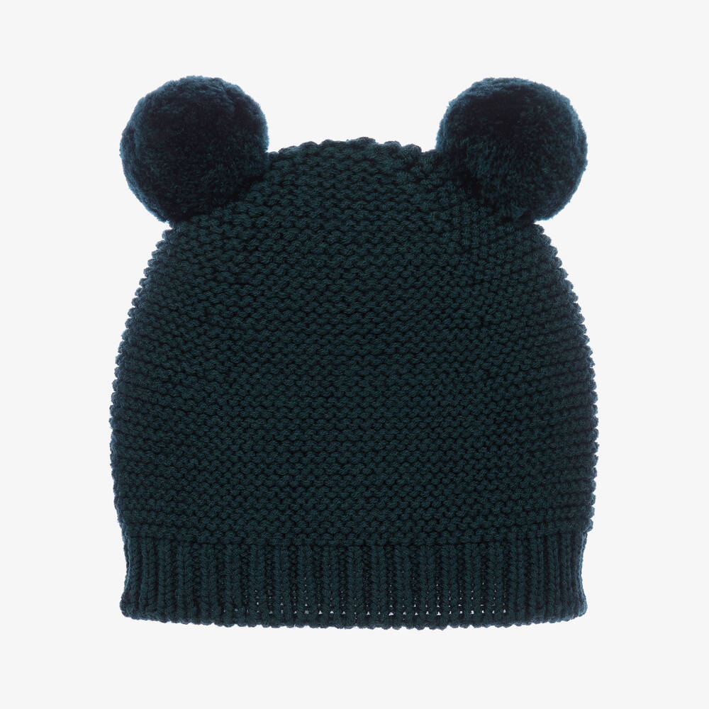 Wedoble-Dark Green Merino Wool Hat | Childrensalon Outlet