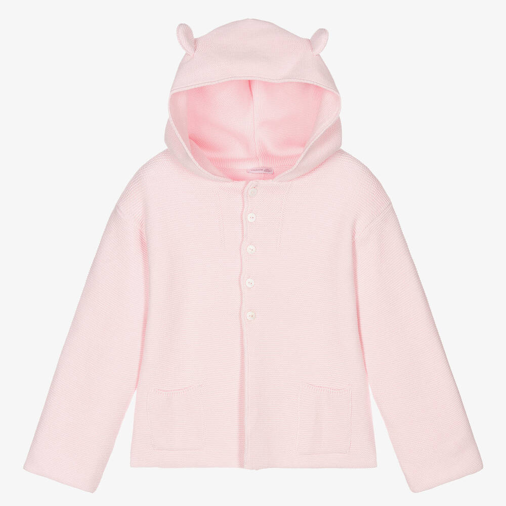 Wedoble Girls Pink Hooded Cardigan Childrensalon Outlet