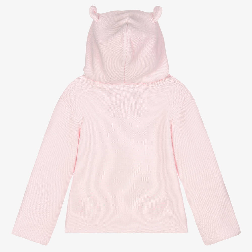 Wedoble-Girls Pink Hooded Cardigan | Childrensalon Outlet