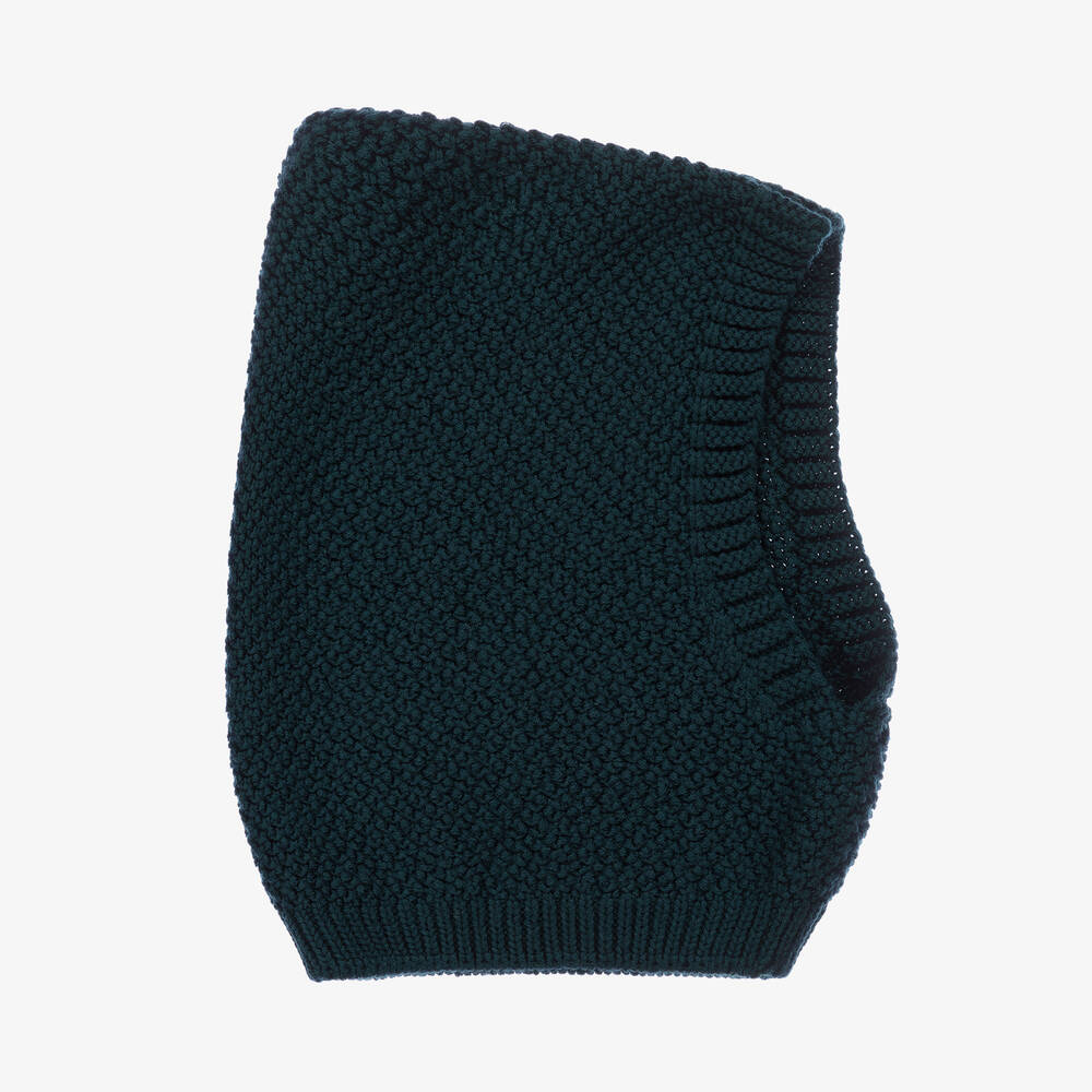 Wedoble-Green Merino Wool Balaclava | Childrensalon Outlet