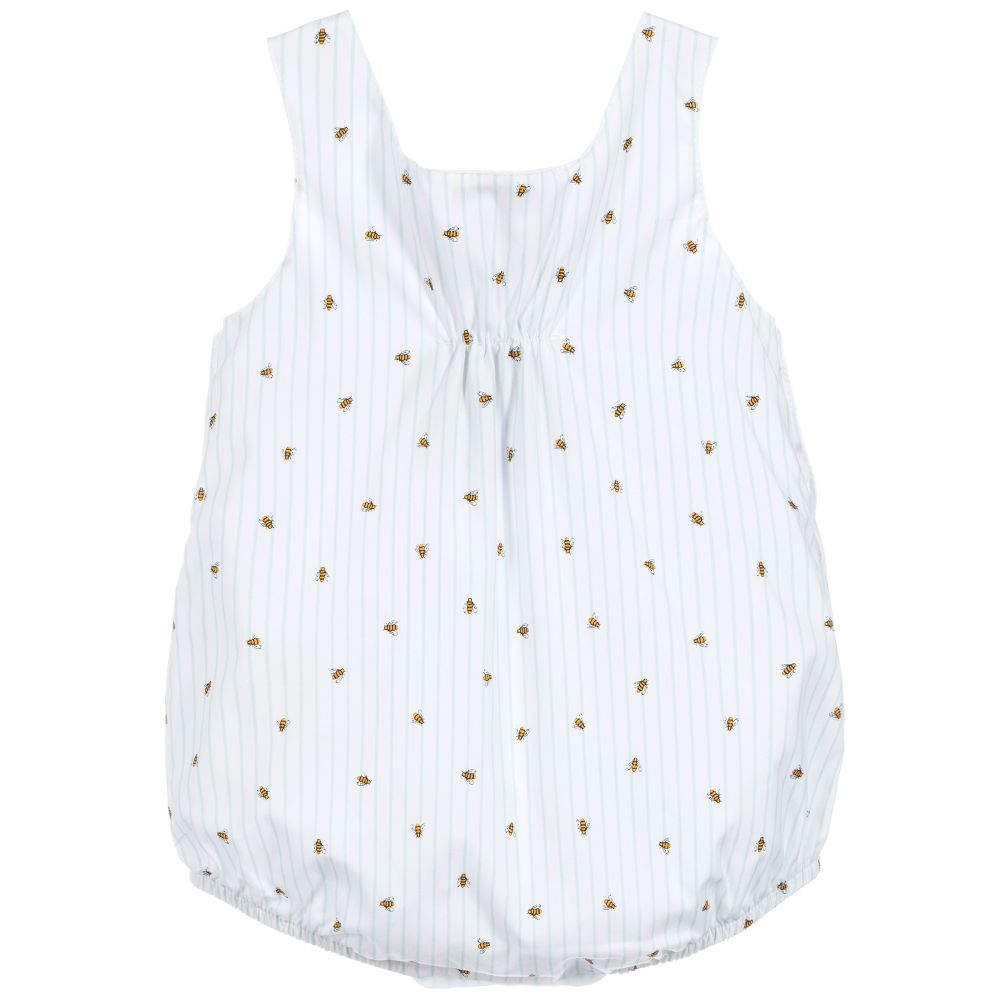Wedoble-Green & White Baby Shortie | Childrensalon Outlet