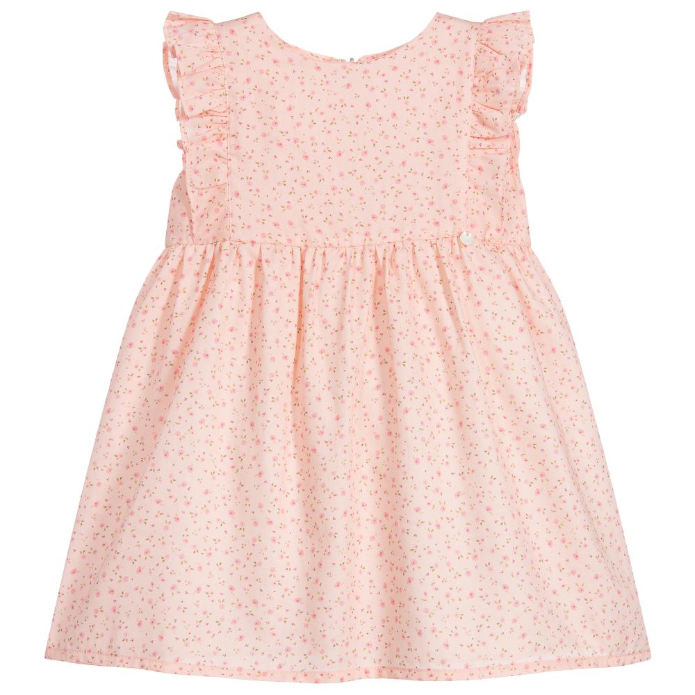 Wedoble - Pink Floral Cotton Dress | Childrensalon