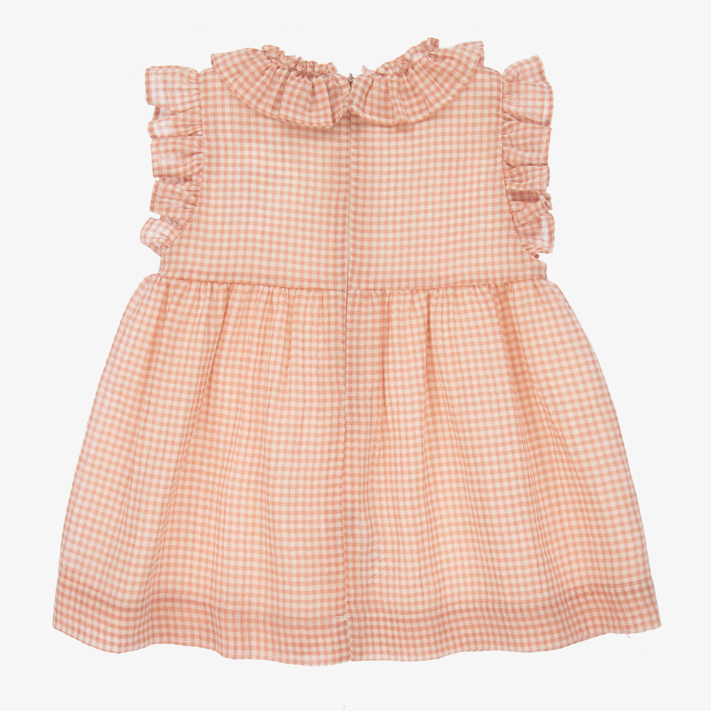 Wedoble-Pink Organic Cotton Dress | Childrensalon Outlet