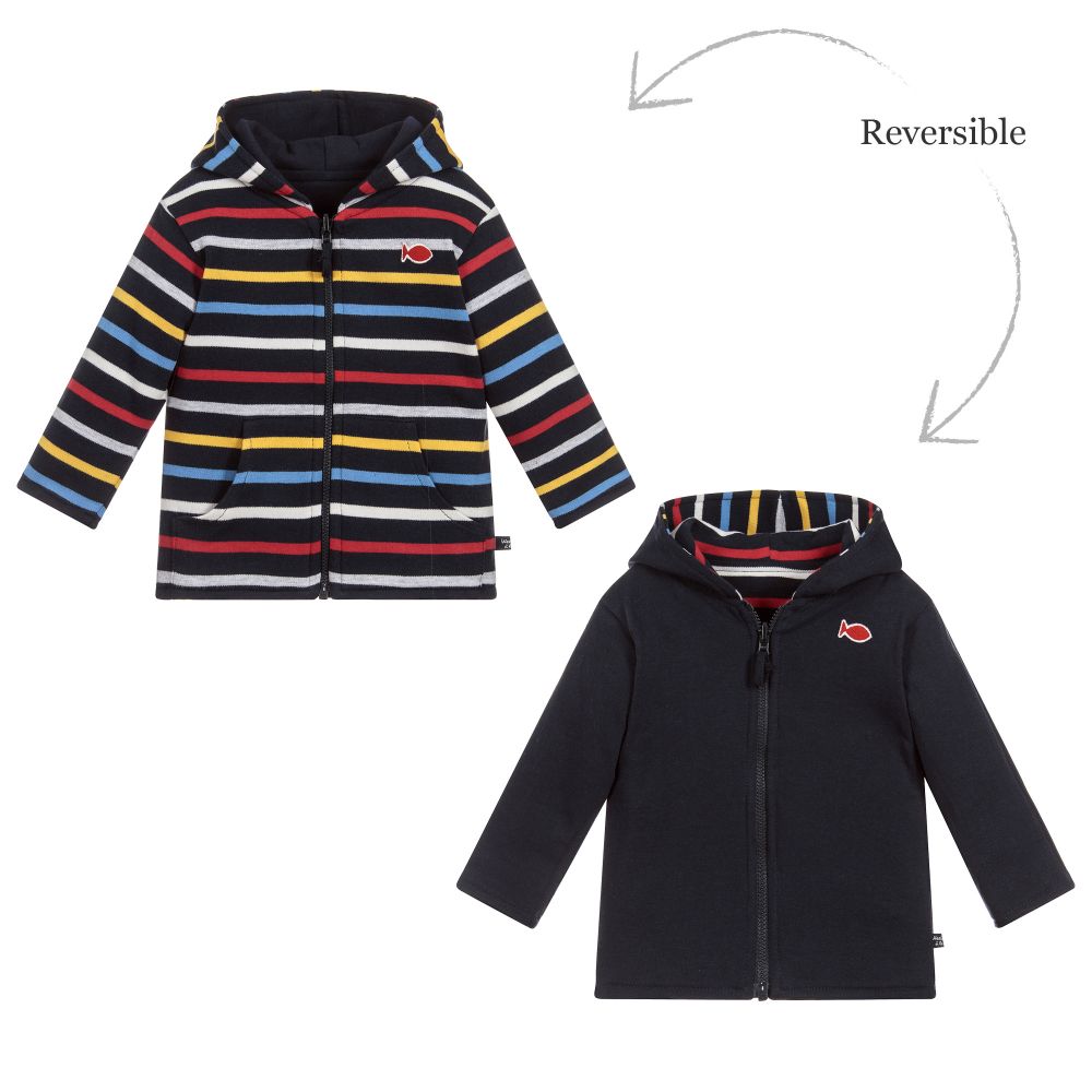 Week-end à la mer - Baby Boys Reversible Jacket | Childrensalon