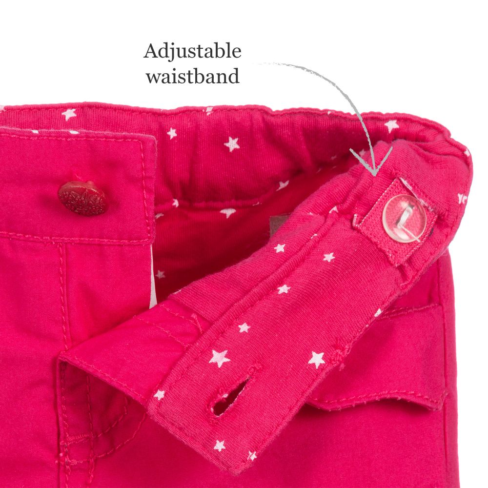 Week-end à la mer-بنطلون قطن لون زهري للمولودات | Childrensalon Outlet