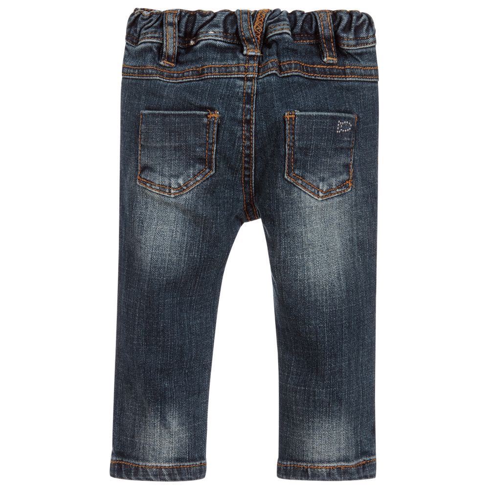 Week-end à la mer-Baby Girls Denim Jeans | Childrensalon Outlet