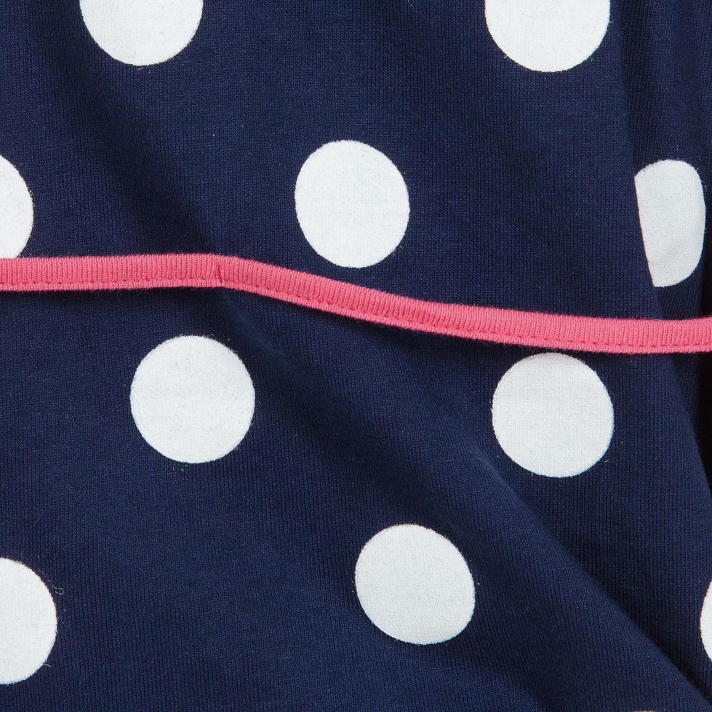 Week-end à la mer-Baby Girls Dotty Cotton Dress | Childrensalon Outlet