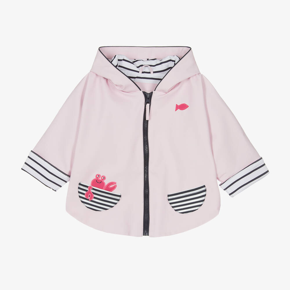 Imperm able cape rose b b fille