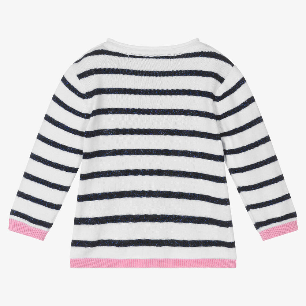 Little girls online white sweater