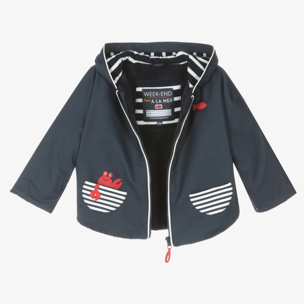 Week-end à la mer-Blue Rain Cape | Childrensalon Outlet