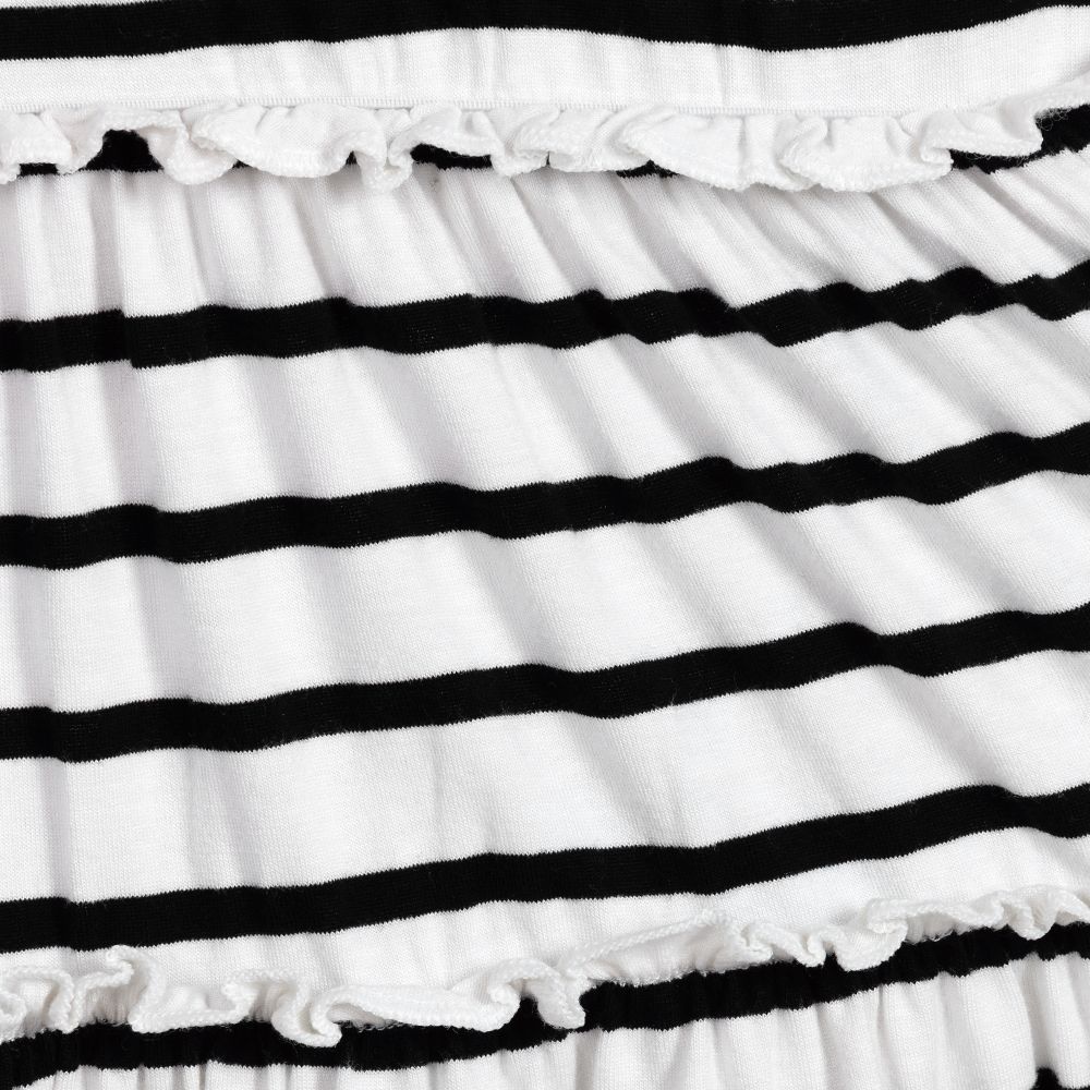 Week-end à la mer-فستان قطن مقلم لون كحلي و أبيض | Childrensalon Outlet