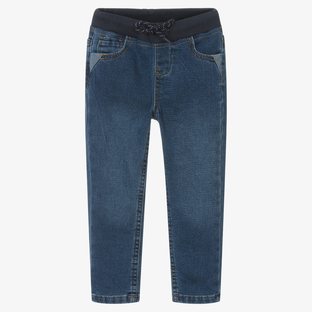 Week-end à la mer - Blaue Jogg-Jeans für Jungen | Childrensalon