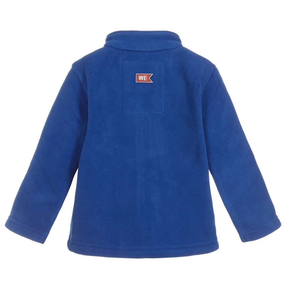 Week-end à la mer-Boys Blue Zip-Up Fleece Top | Childrensalon Outlet