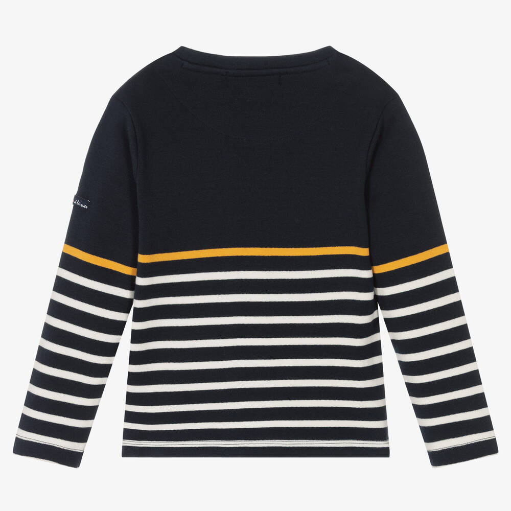 Week-end à la mer-Boys Breton Stripe Pirate Top | Childrensalon Outlet
