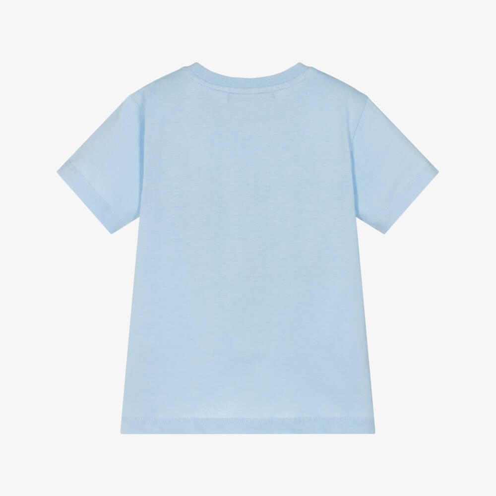 Week-end à la mer-تي شيرت للأولاد بطبعة كامبر، أزرق | Childrensalon Outlet