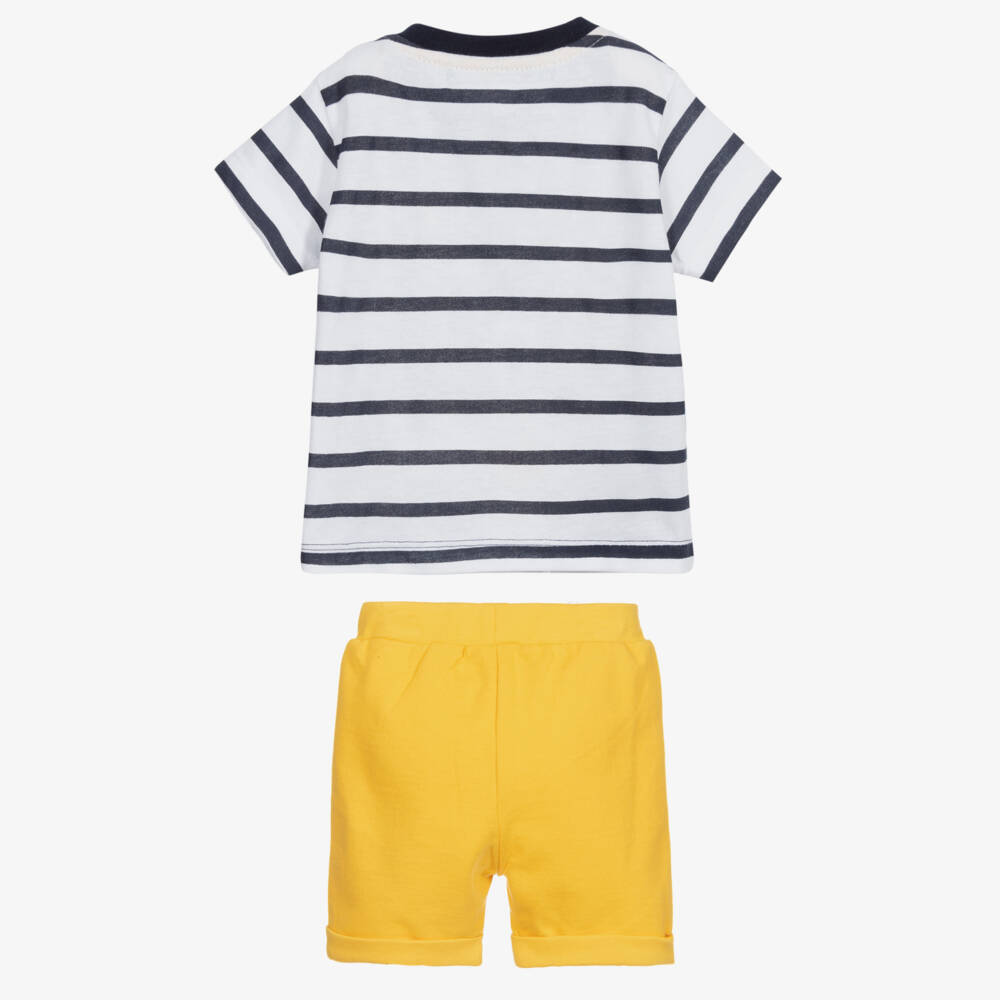 Week-end à la mer-Boys Cotton Shorts Set | Childrensalon Outlet