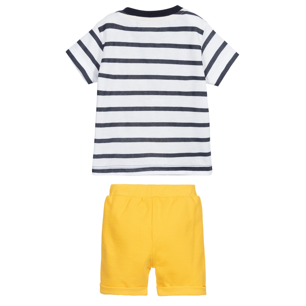 Week-end à la mer-Boys Cotton Shorts Set | Childrensalon Outlet
