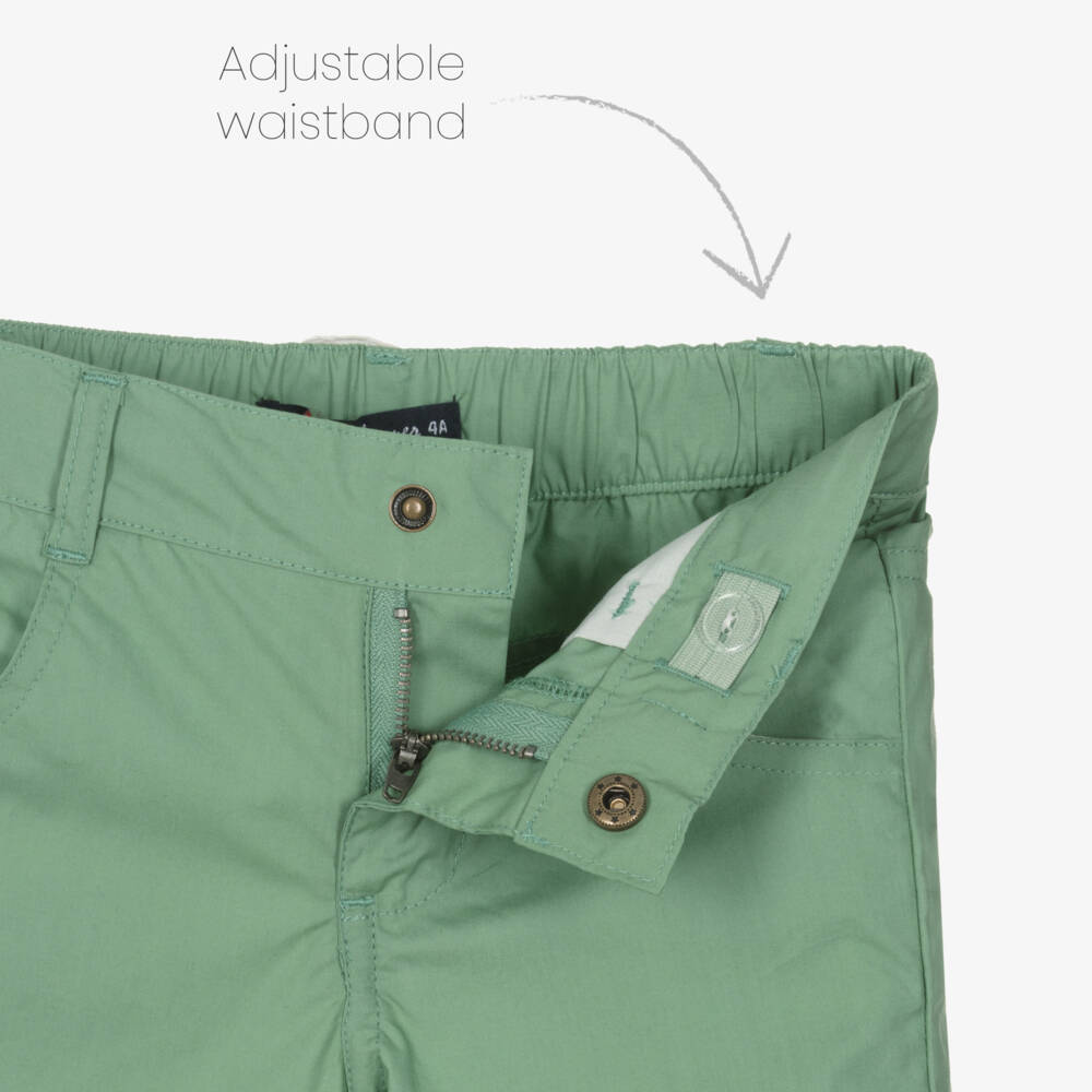 Week-end à la mer-Boys Leafy Cotton Adventure Shorts | Childrensalon Outlet