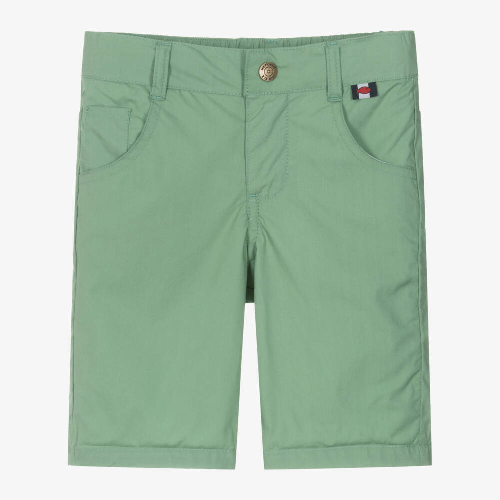 Week-end à la mer-Boys Leafy Cotton Adventure Shorts | Childrensalon Outlet