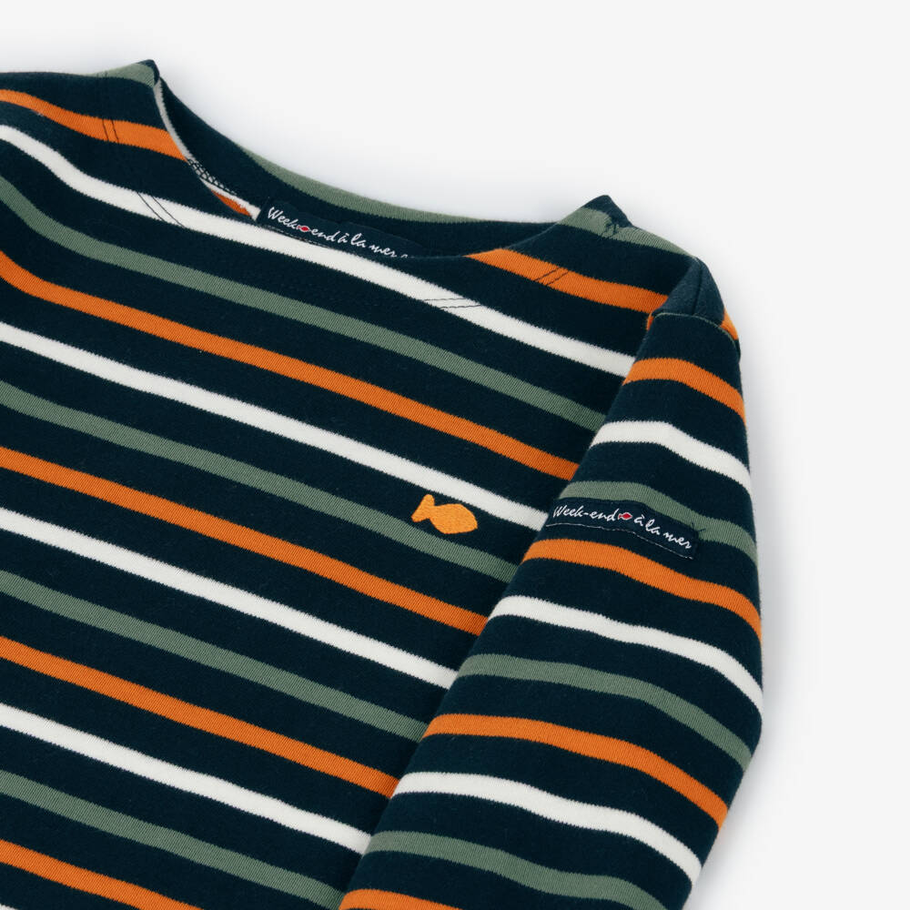 Week-end à la mer-Boys Long-Sleeve Striped Top | Childrensalon Outlet