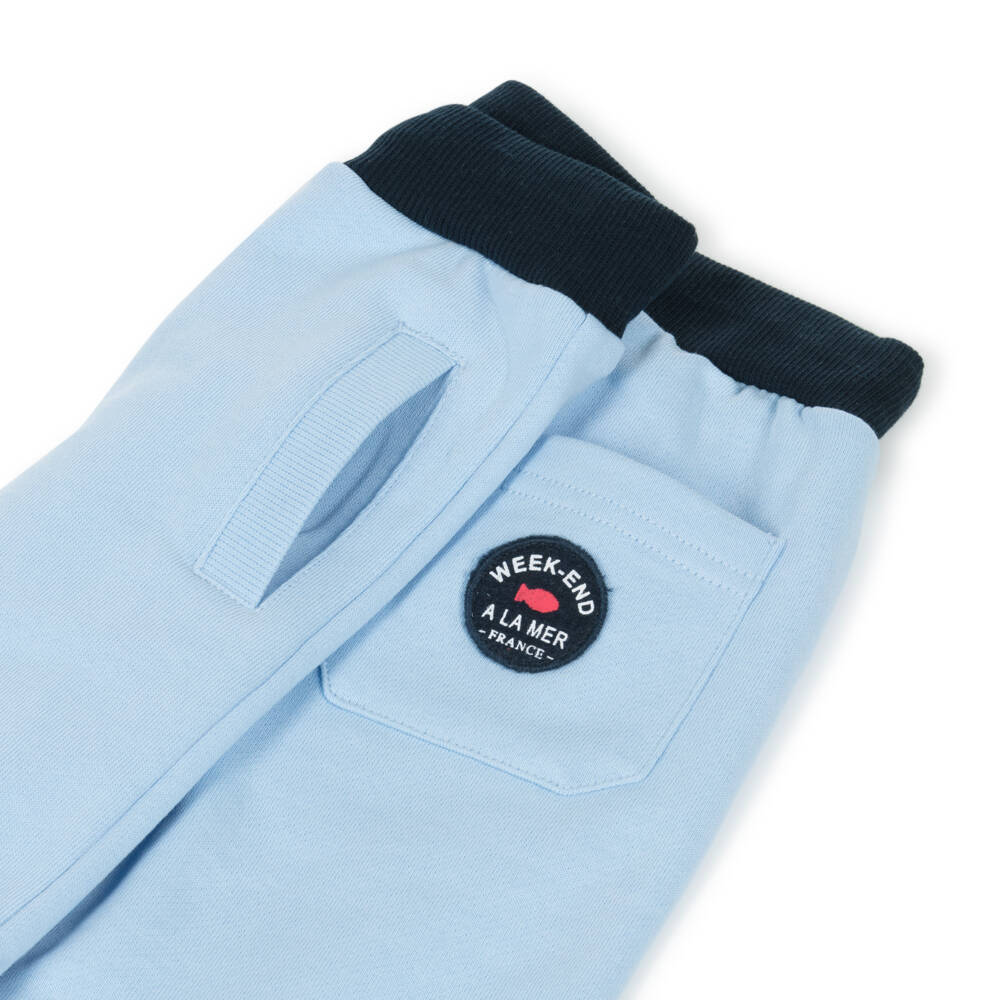 Week-end à la mer-Шорты из хлопка небесного цвета для мальчиков | Childrensalon Outlet