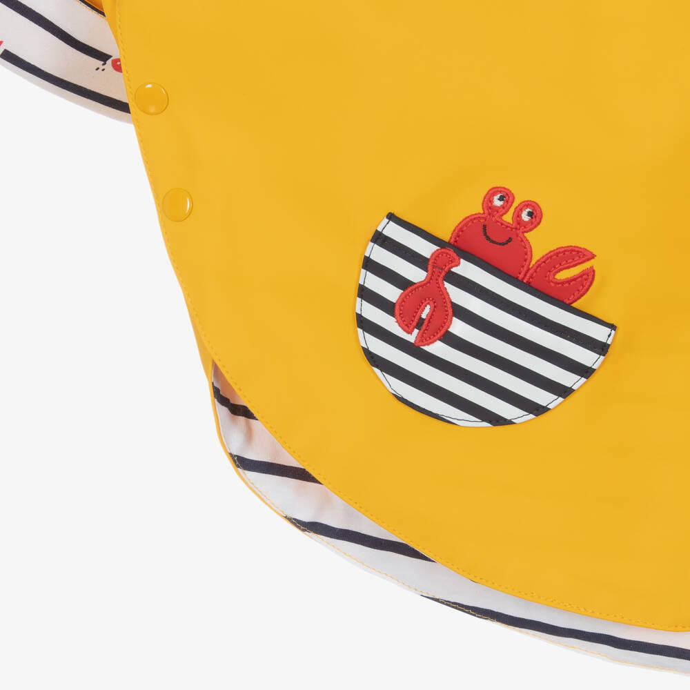 Week-end à la mer-Boys Vibrant Hooded Rain Poncho | Childrensalon Outlet