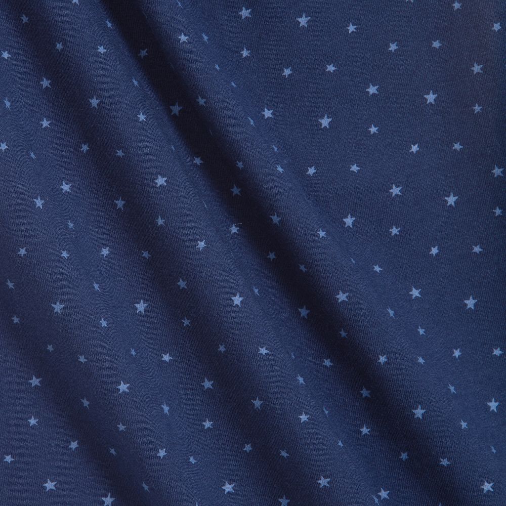 Week-end à la mer-تيشيرت قطن جيرسي لون كحلي للبنات | Childrensalon Outlet