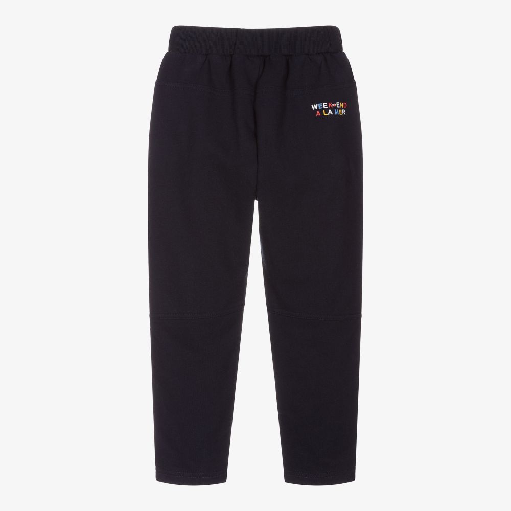 Week-end à la mer-بنطلون قطن لون كحلي للبنات | Childrensalon Outlet