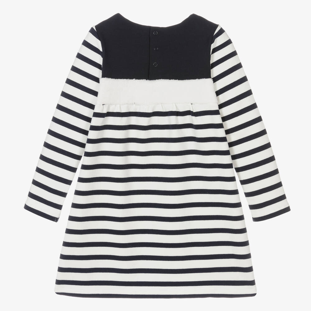 Week-end à la mer-Girls Breton Stripe Dress | Childrensalon Outlet
