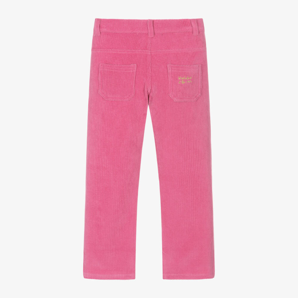 Week-end à la mer-Girls Rosy Corduroy Trousers | Childrensalon Outlet