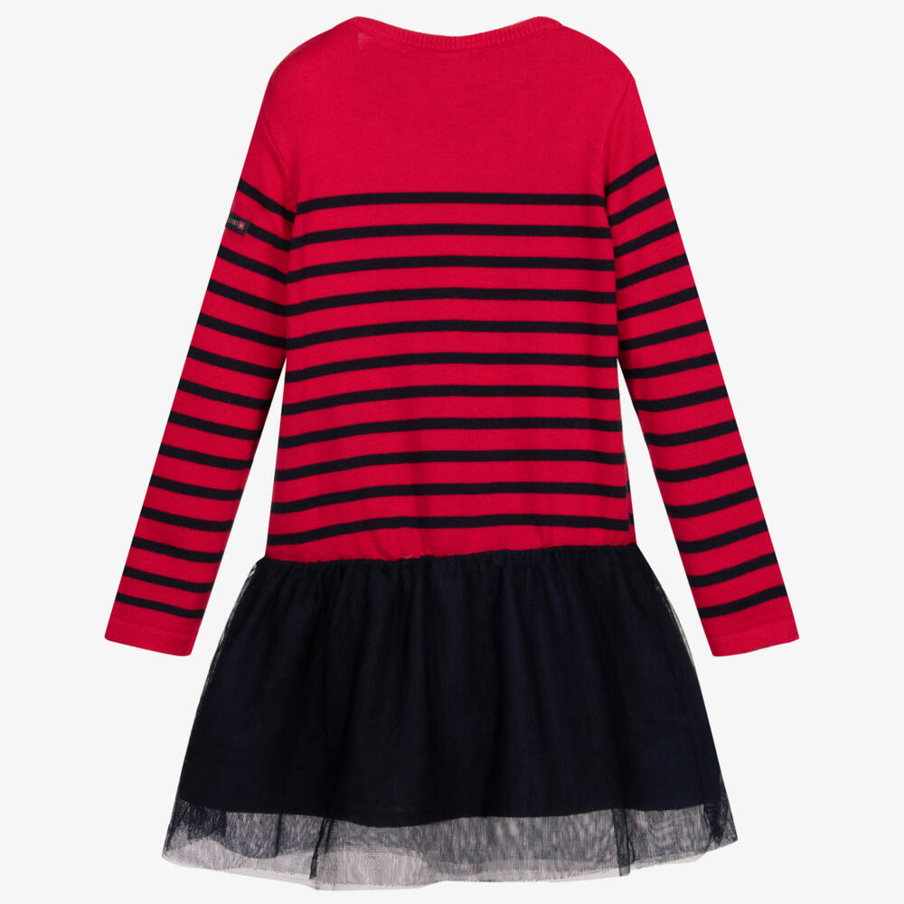 Week-end à la mer-Pink & Blue Tulle Dress | Childrensalon Outlet