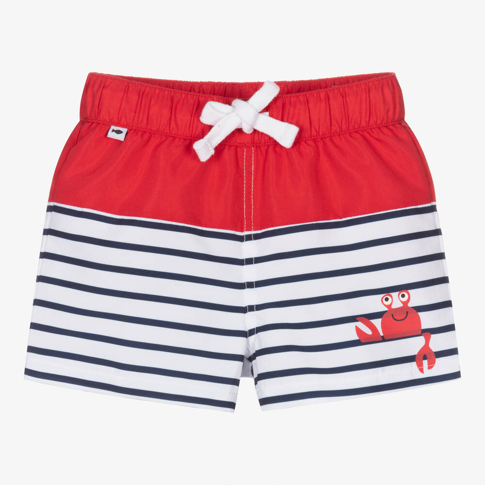 Week-end à la mer-Red & Blue Swims Shorts | Childrensalon Outlet