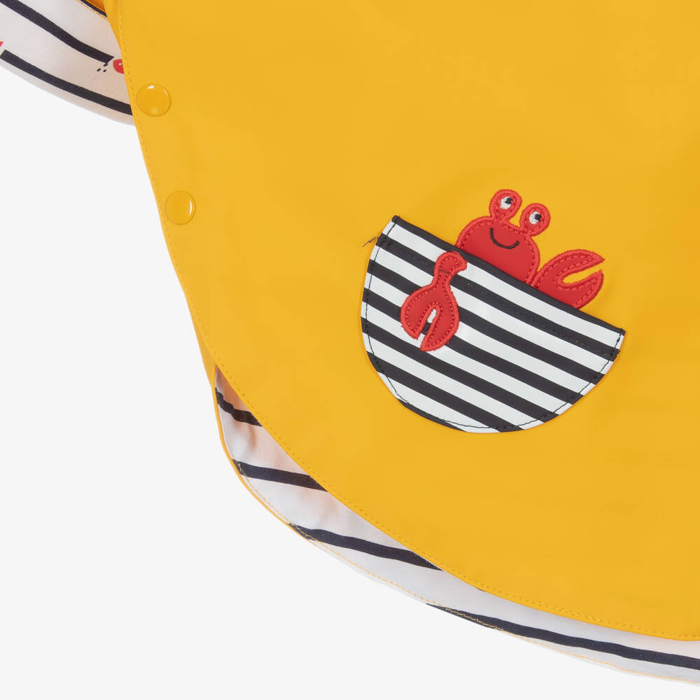 Week-end à la mer-Ярко-желтый дождевик с капюшоном для детей | Childrensalon Outlet