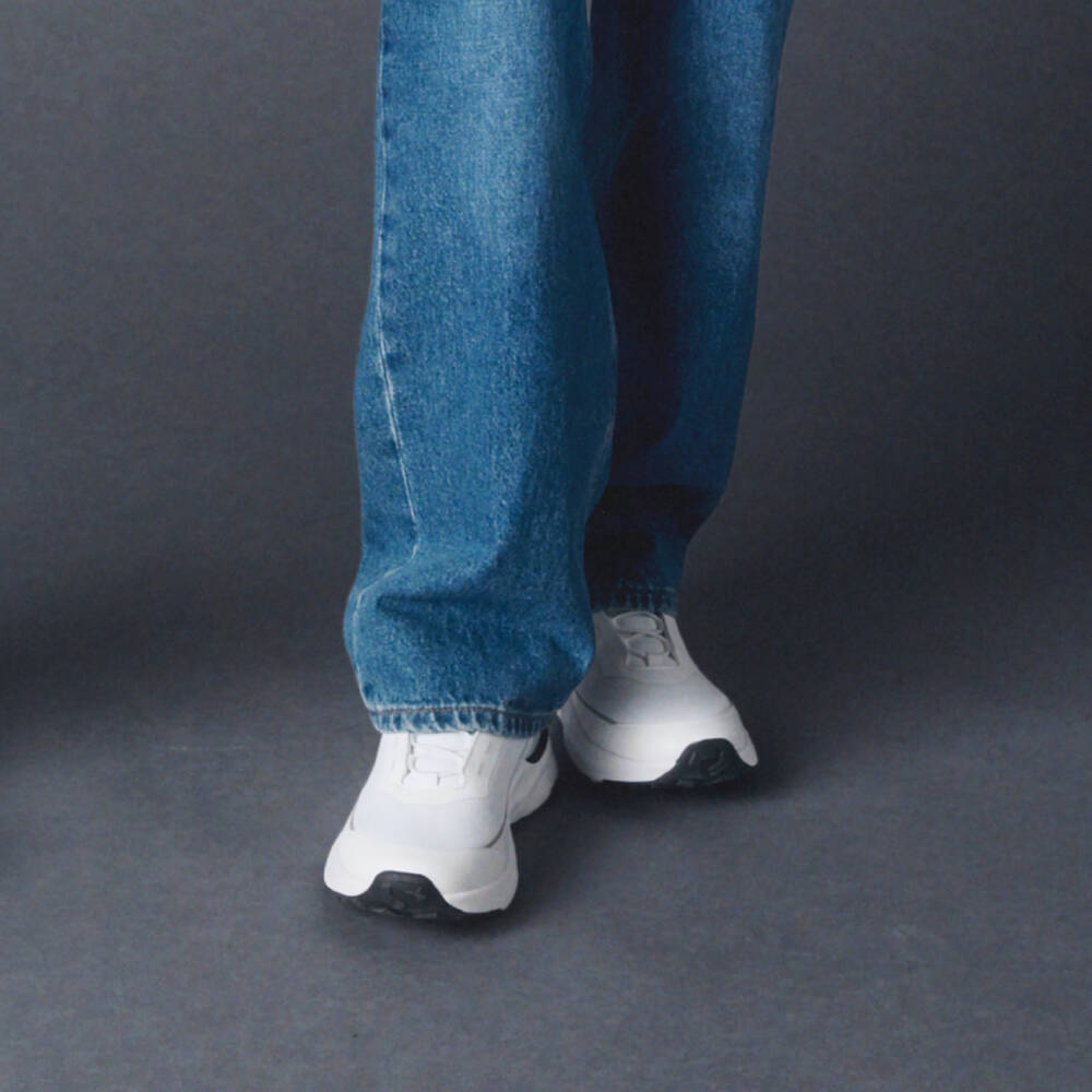 Calvin Klein-White CK Monogram No-Tie Trainers | Childrensalon Outlet