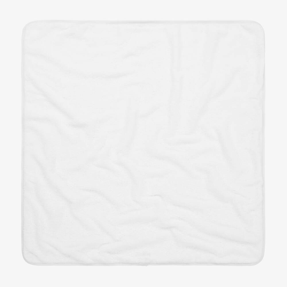 Minutus-White Cotton Skin To Skin Cotton Blanket & Hat Set | Childrensalon Outlet