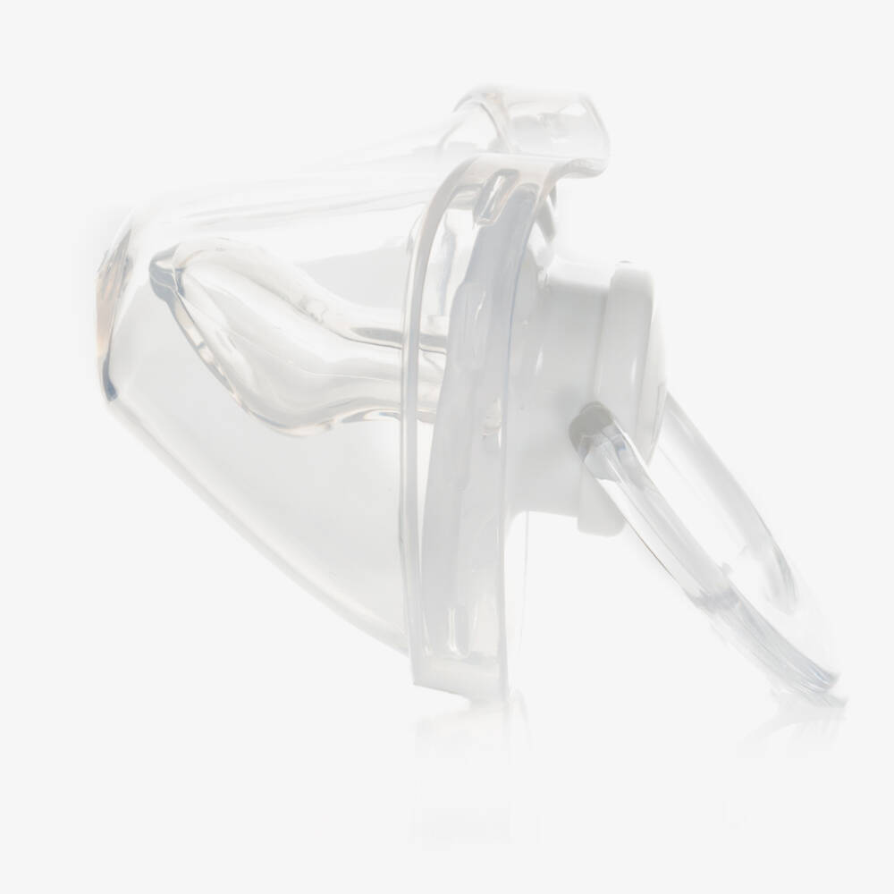 Emporio Armani-White Dummy & Clip Set | Childrensalon Outlet