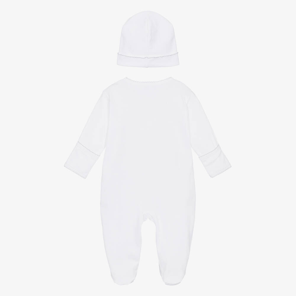 Kissy Kissy-White Elephant Esprit Babysuit Set | Childrensalon Outlet